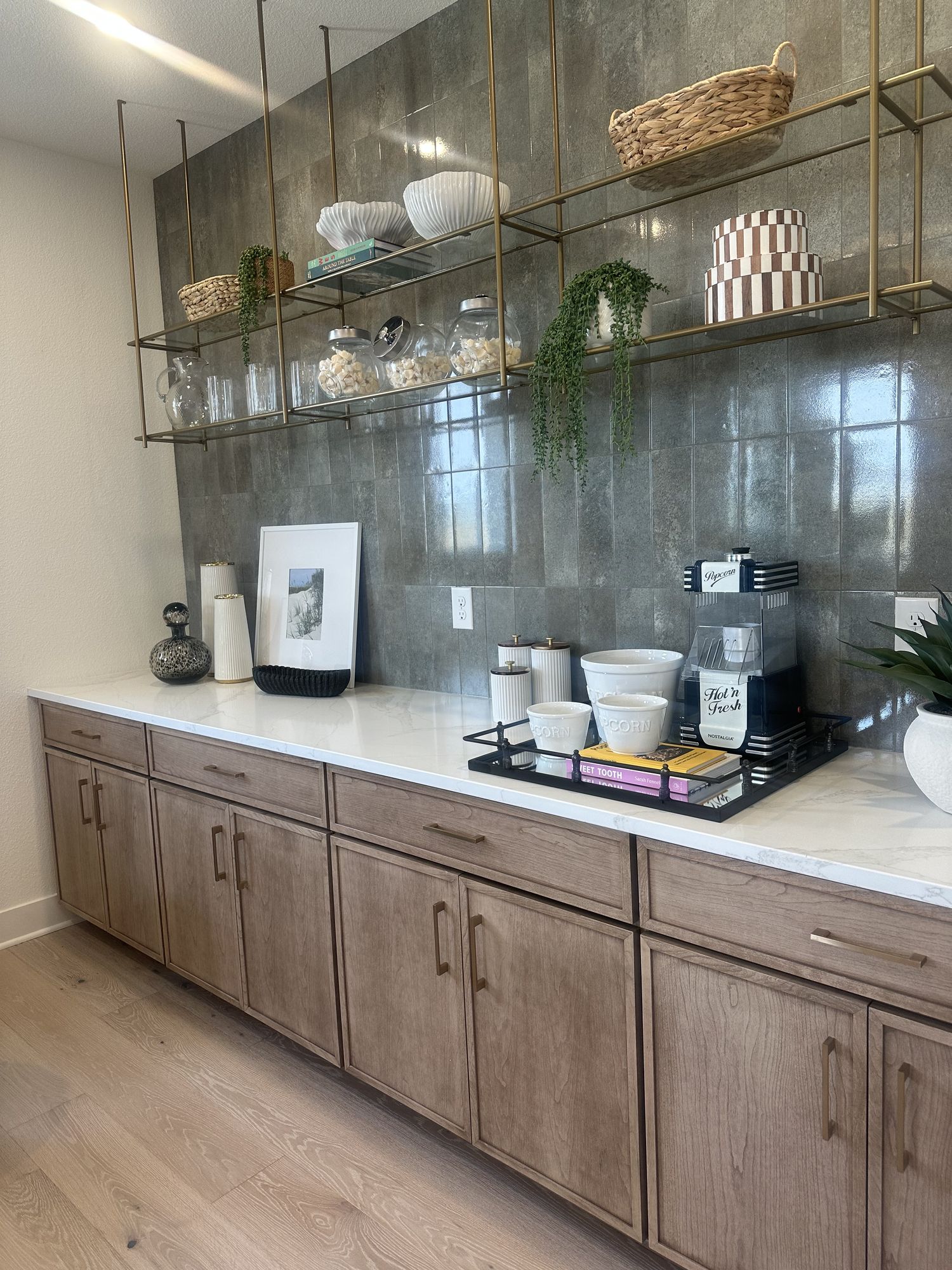 A prepared living space ready for listing photos