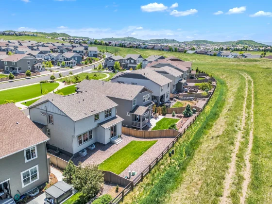 A suburban Colorado neighborhood street