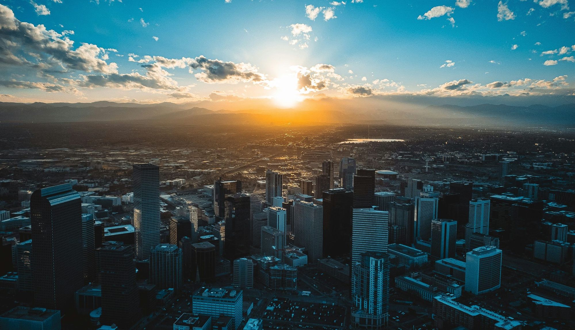 The Front Range at dusk